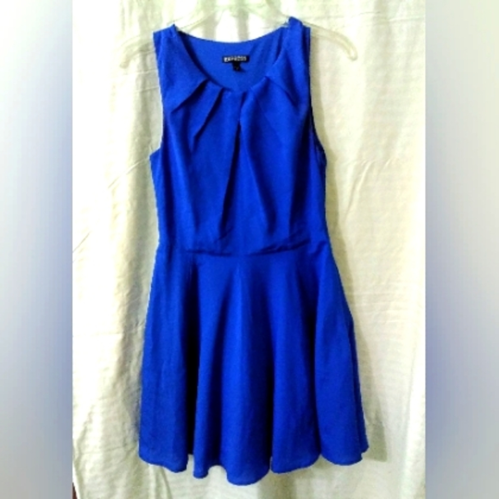 Express royal blue sundress size 6.